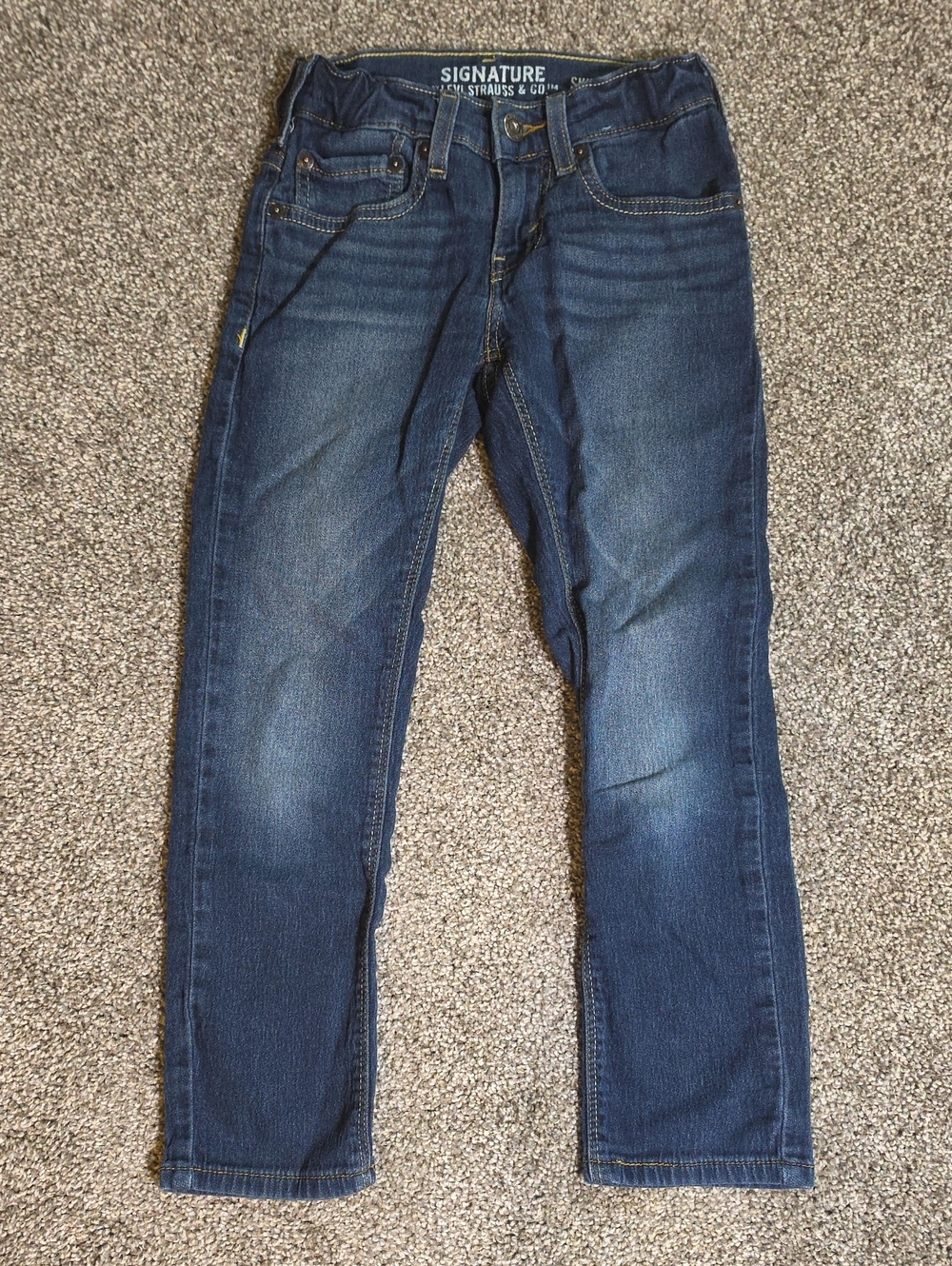 Signature Girls Levi's 8 Skinny Jeans in Dark Indigo